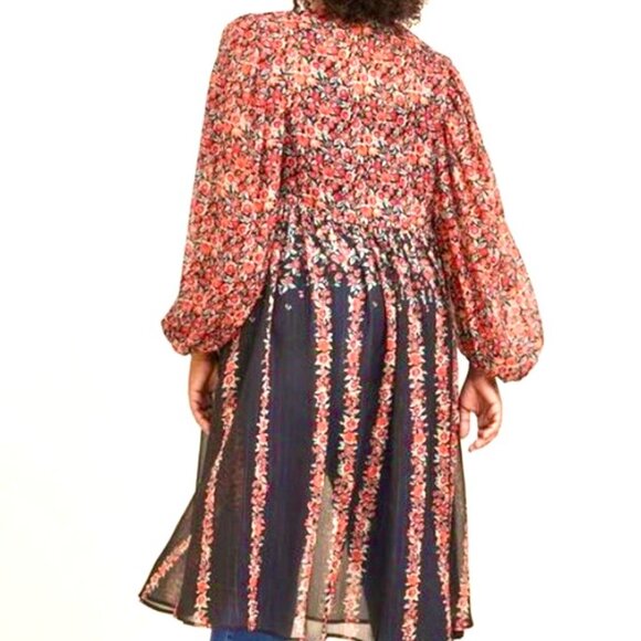 NWT TORRID Flowy Layering Piece/Kimono Size 4x - Stunning! - Picture 3 of 16